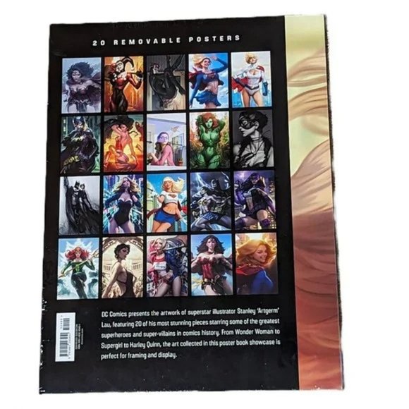NWT Stanley Artgerm Lau DC Comics 20 Poster Portfolio Harley Quinn Wonder Woman‎ - Picture 2 of 9